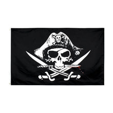 Load image into Gallery viewer, 3x5ft Skull and Cross bones Jolly Roger Flag