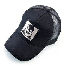 Load image into Gallery viewer, Men&#39;s Baseball Cap With Embroidery Skull Patch Snapback