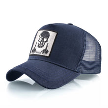 Load image into Gallery viewer, Men&#39;s Baseball Cap With Embroidery Skull Patch Snapback