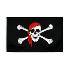 Load image into Gallery viewer, 3x5ft Skull and Cross bones Jolly Roger Flag