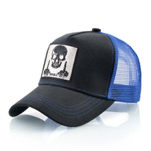 Load image into Gallery viewer, Men&#39;s Baseball Cap With Embroidery Skull Patch Snapback