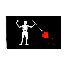 Load image into Gallery viewer, 3x5ft Skull and Cross bones Jolly Roger Flag