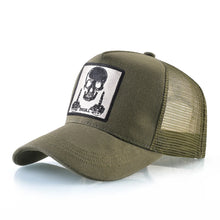 Load image into Gallery viewer, Men&#39;s Baseball Cap With Embroidery Skull Patch Snapback