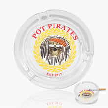 Load image into Gallery viewer, Pot Pirates. Glass Ashtray