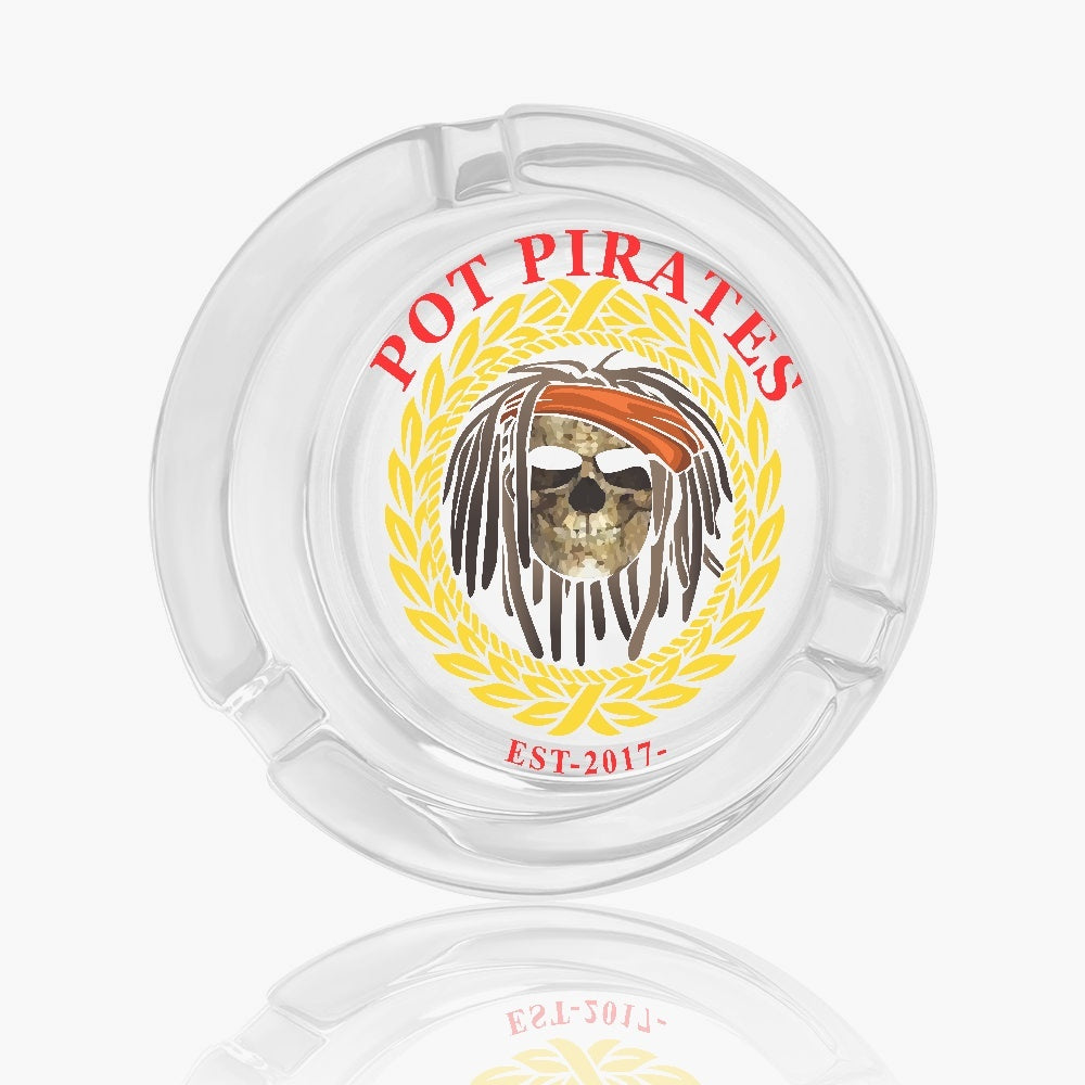 Pot Pirates. Glass Ashtray