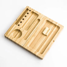 Load image into Gallery viewer, Bamboo Magnetic Rolling Tray